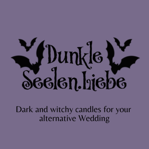 Dark and witchy candles for your alternative Wedding