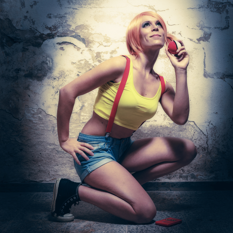 Cosplayerin als Misty aus Pokémon